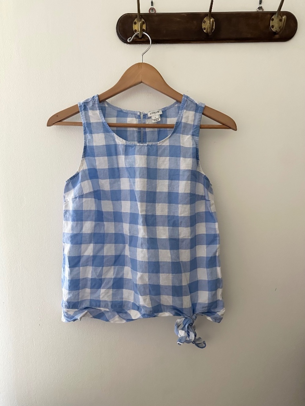J. Crew Gingham Top